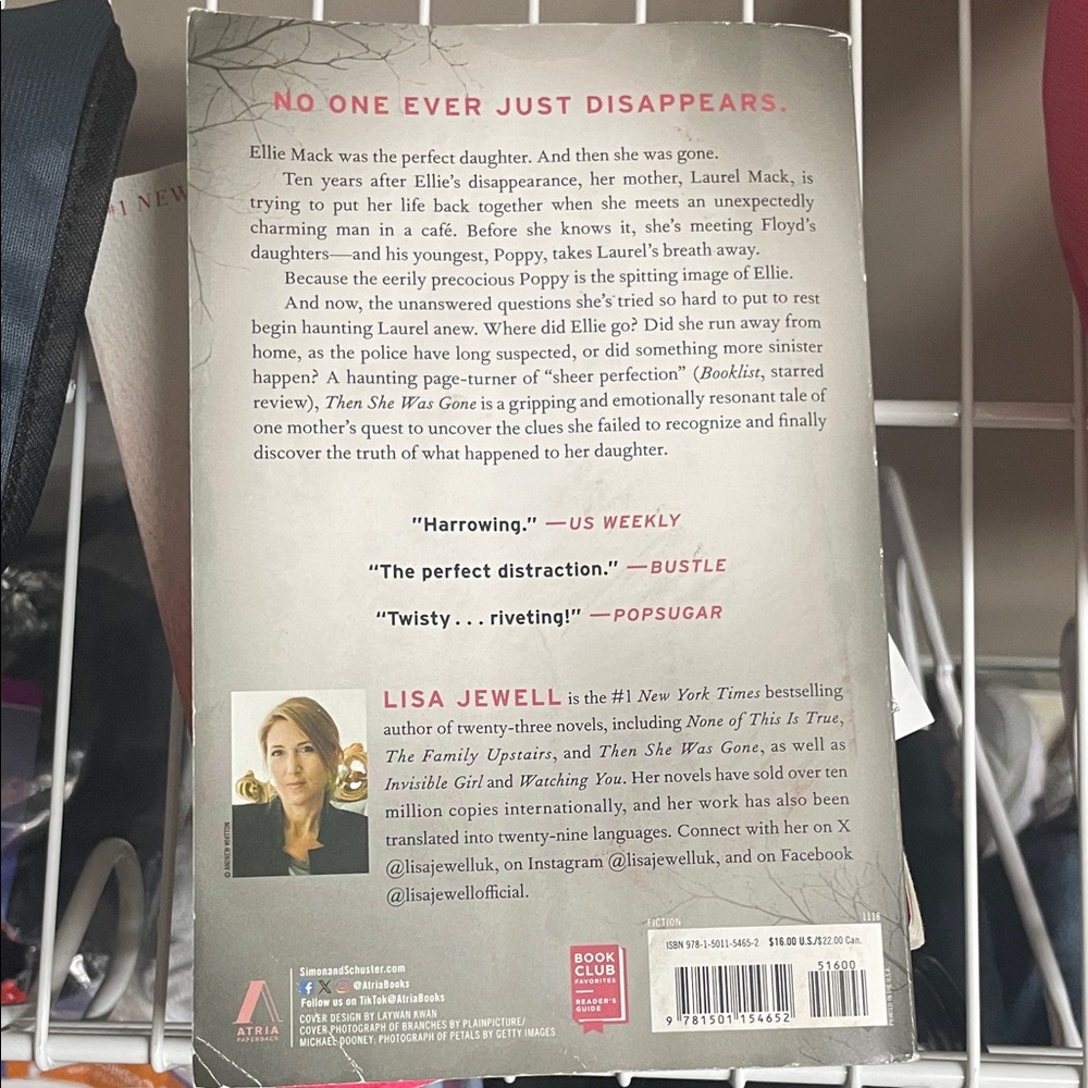 Then She Was Gone by Lisa Jewell Book - Picture 2 of 2